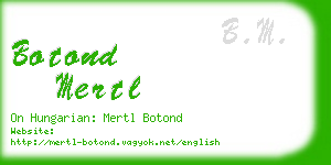 botond mertl business card